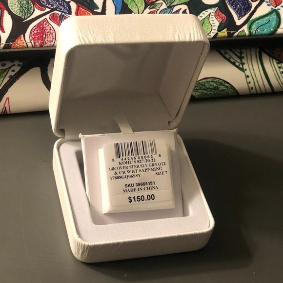 Green Quartz Ring - Picture 3 of 4